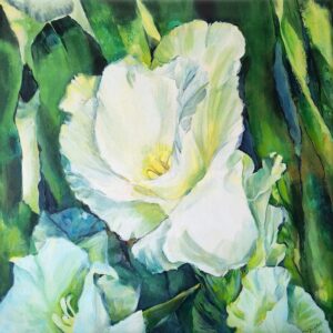 Obraz “Gladiolus” 80×80 cm