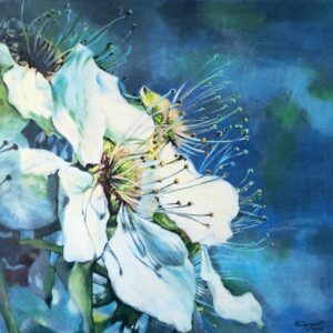 Obraz „Kwiat śliwy” 80×80 cm