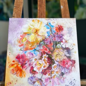 Obraz „Bukiet 1” 30×30 cm