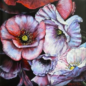 Obraz „Maki 1” 30×30 cm